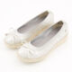 Silver Bow Tie Ballet Flats  - Image 3 - please select to enlarge image