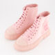 Pink Canvas Trainers - Image 3 - please select to enlarge image