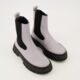 Grey Myst Flat Ankle Boots  - Image 1 - please select to enlarge image