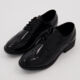 Black Patent Brogues - Image 3 - please select to enlarge image