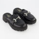 Black Chunky Loafers - Image 1 - please select to enlarge image