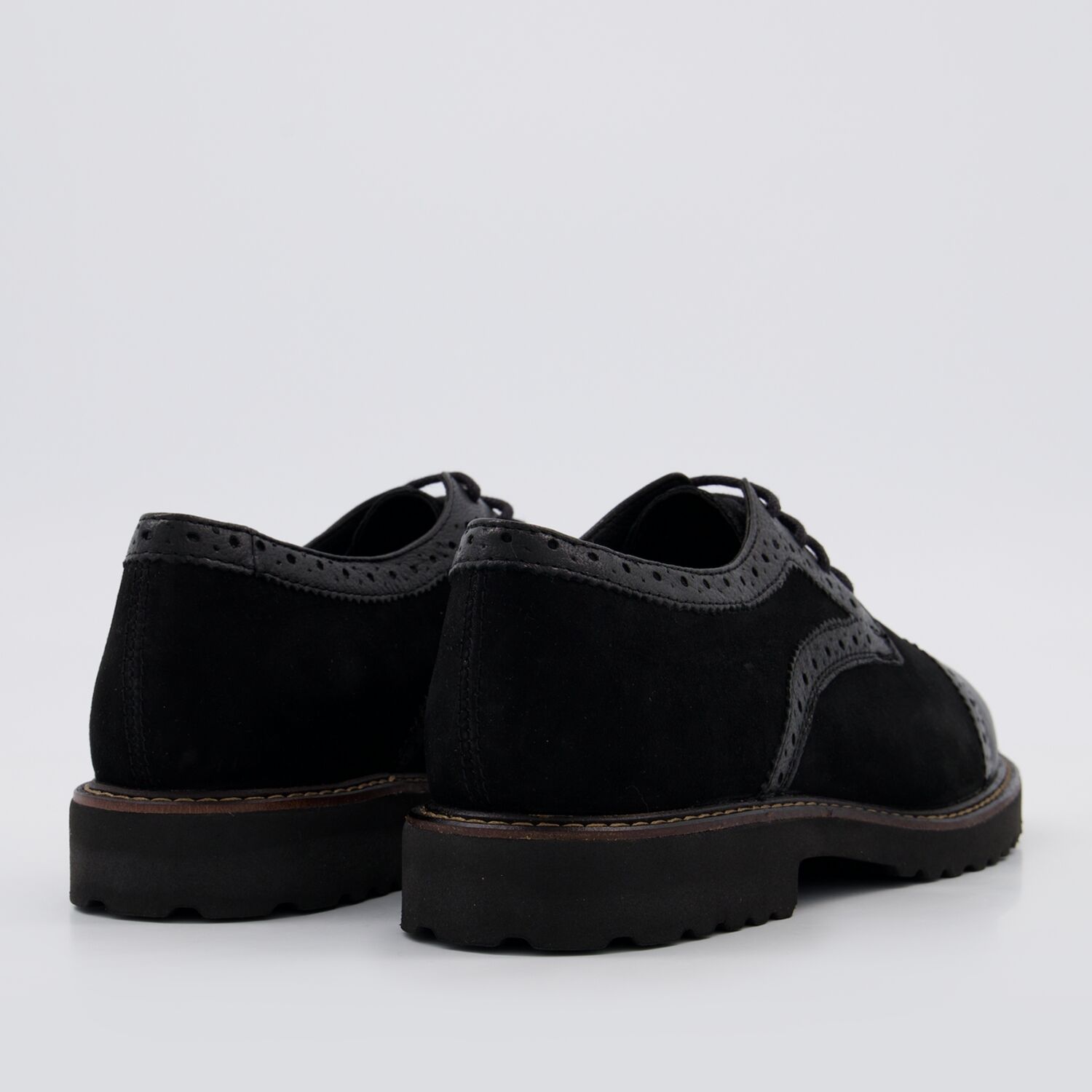 Black Suede Brogues - TK Maxx UK