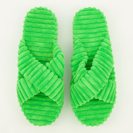 Green Towel Sliders - Image 1 - please select to enlarge image