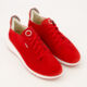 Red Suede Aerantis Trainers - Image 1 - please select to enlarge image