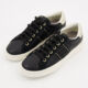 Black Leather Trainers  - Image 3 - please select to enlarge image