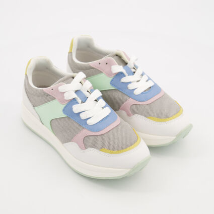 Multicoloured Runntix Trainers  - Image 1 - please select to enlarge image