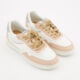 White & Peach Jaysen Trainers - Image 1 - please select to enlarge image