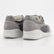 Silver Tone Suede Trimmed Trainers  - Image 2 - please select to enlarge image