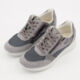 Silver Tone Suede Trimmed Trainers  - Image 3 - please select to enlarge image