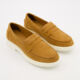Cognac Suede Spherica Loafers - Image 1 - please select to enlarge image