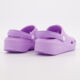 Lilac Wedge Rubber Clogs  - Image 2 - please select to enlarge image