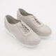 Silver Tone Suede Trainers - Image 1 - please select to enlarge image