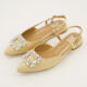 Beige Bling Loafers - Image 3 - please select to enlarge image