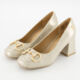 Gold Tone ZC Court Shoes - Image 3 - please select to enlarge image