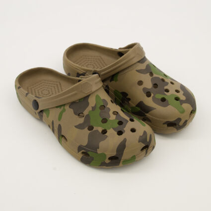 Brown Camo Sandals - Image 1 - please select to enlarge image