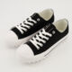 Black Canvas Trainers - Image 3 - please select to enlarge image