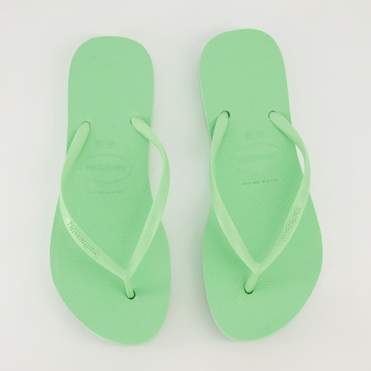 Green Slim Flatform Flip Flops - TK Maxx UK