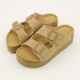 Beige Leather Can Do Sandals - Image 3 - please select to enlarge image