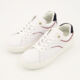 White Leather Court Trainers - Image 3 - please select to enlarge image