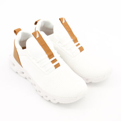 White Jogger Trainers - Image 1 - please select to enlarge image