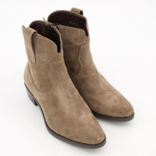 Grey Camperos Heeled Ankle Boots