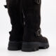 Black Biker Ankle Boots - Image 2 - please select to enlarge image