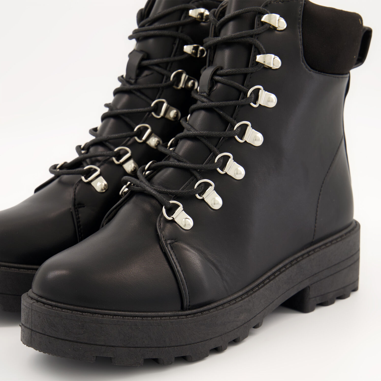 Black Biker Ankle Boots - TK Maxx UK