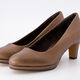 Bronzefarbene Absatzschuhe mit runder Zehenpartie - Bild 3 - bitte auswählen, um das Bild zu vergrößern