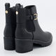 Black Buckle Ankle Boots - Image 2 - please select to enlarge image