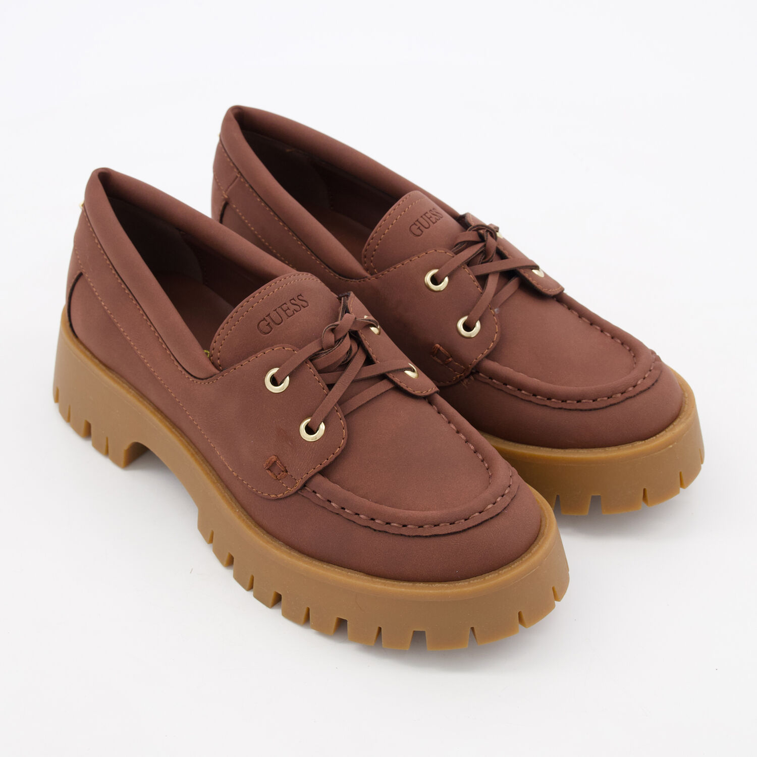 Dark Brown Almerra Chunky Boat Shoes TK Maxx UK - Main Image