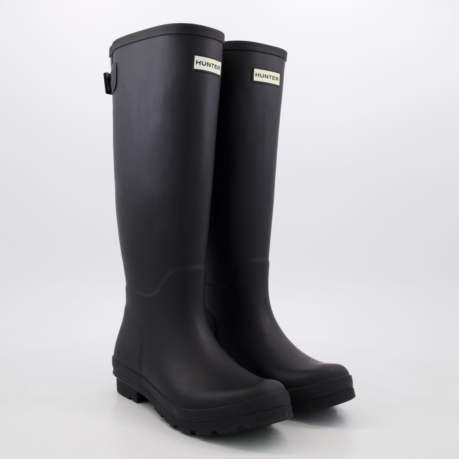 Black High Grove Adjustable Wellington Boots TK Maxx UK