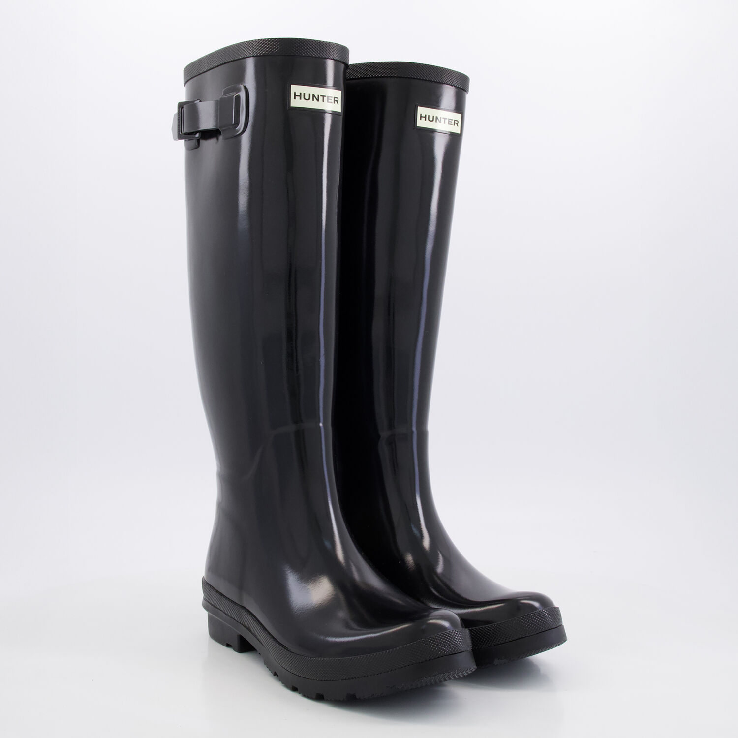 Black Patent Highgrove Wellies TK Maxx UK - Main Image