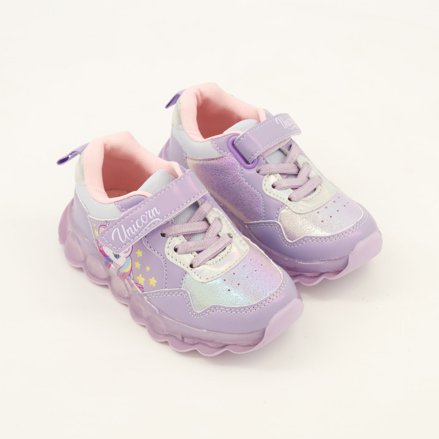 Purple Light Up Unicorn Trainers TK Maxx UK