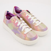 Multicoloured Metallic Trainers