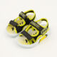 Black & Yellow Batman Sandals - Image 3 - please select to enlarge image