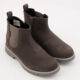 Grey Leather Chelsea Boots - Image 1 - please select to enlarge image