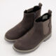 Grey Leather Chelsea Boots - Image 3 - please select to enlarge image