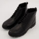 Black Leather Heath Boots - Image 3 - please select to enlarge image