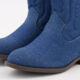 Blue Denim Boots - Image 3 - please select to enlarge image