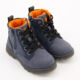 Navy Smooth Boots - Image 1 - please select to enlarge image