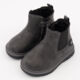 Black/Grey Gohan Zip Fasten Boots  - Image 3 - please select to enlarge image