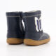 Navy Leather Flash Boots - Image 2 - please select to enlarge image