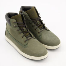 Green Nubuck Boots