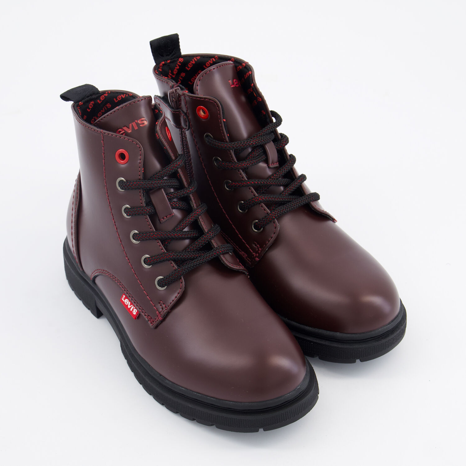 Burgundy Catherine Ankle Boots TK Maxx UK