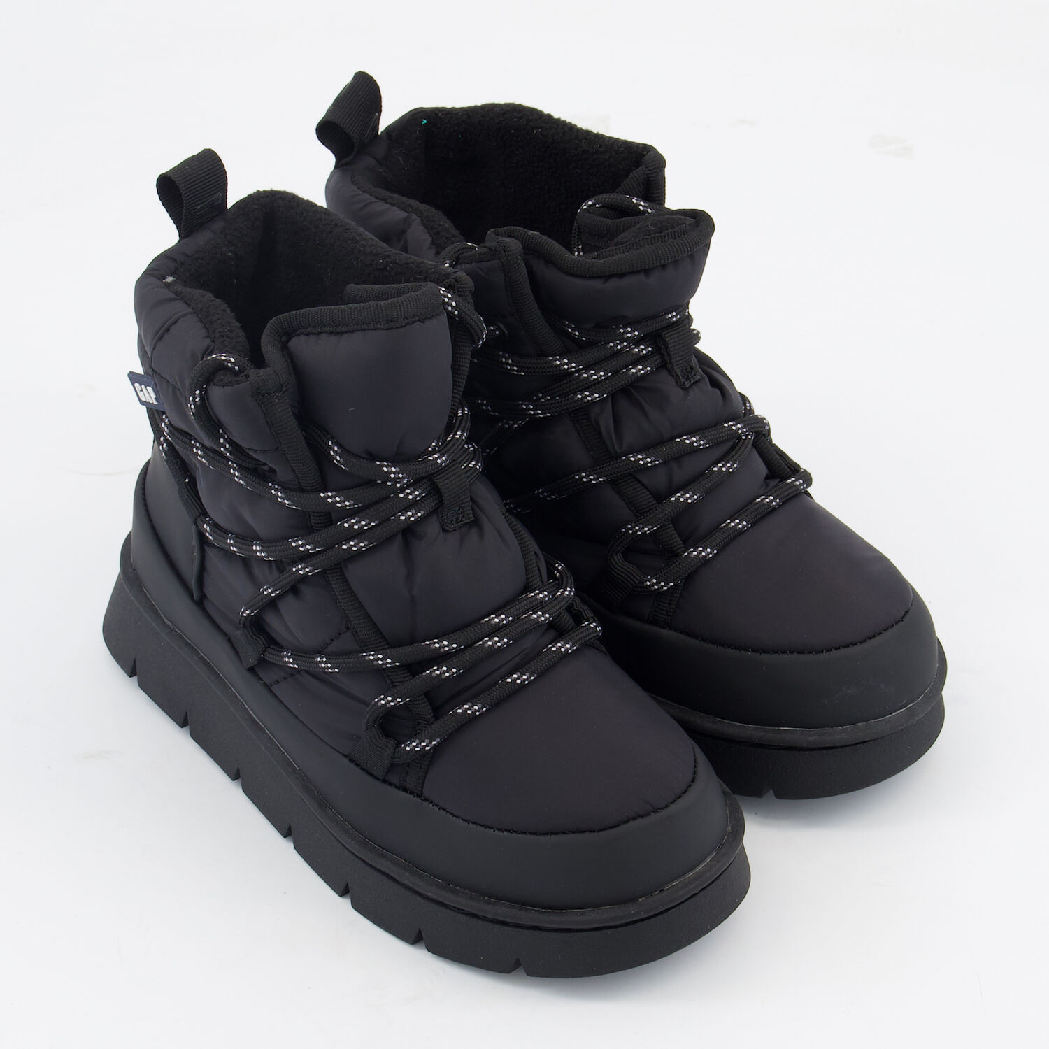Black Waterproof High Top Puff Boots TK Maxx UK