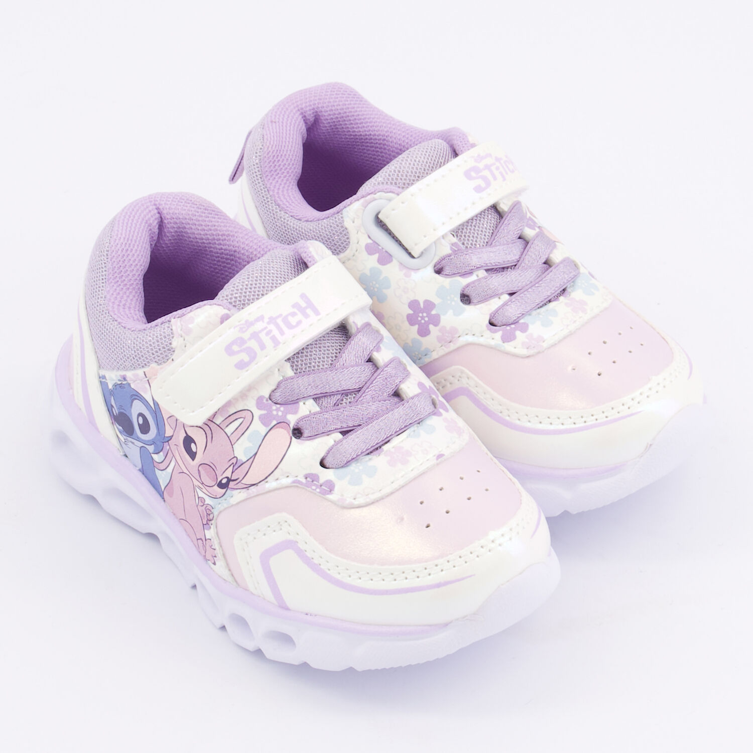 Lilac Stitch Angel Light Up Trainers TK Maxx UK - Main Image