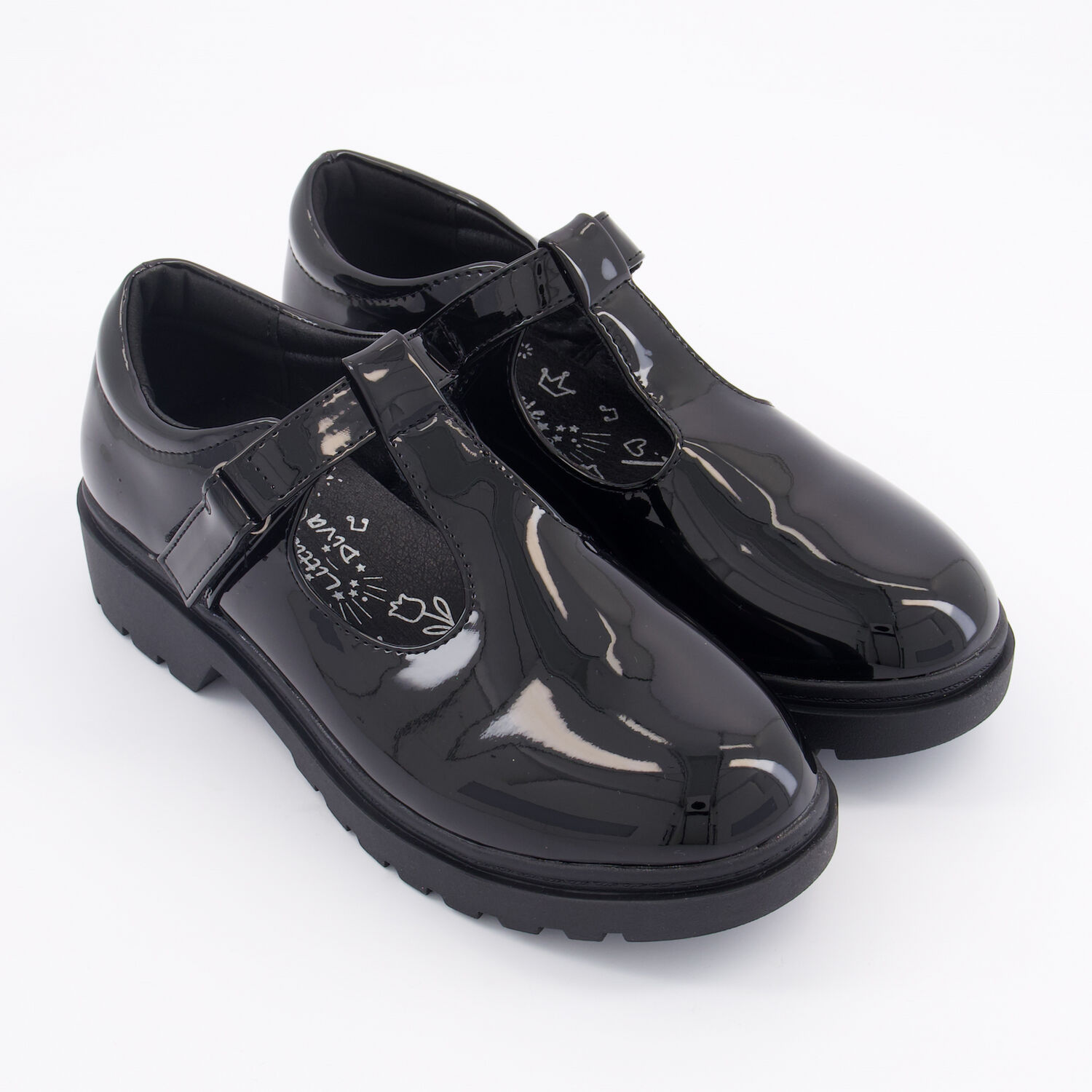Black T Bar Shoes TK Maxx UK1