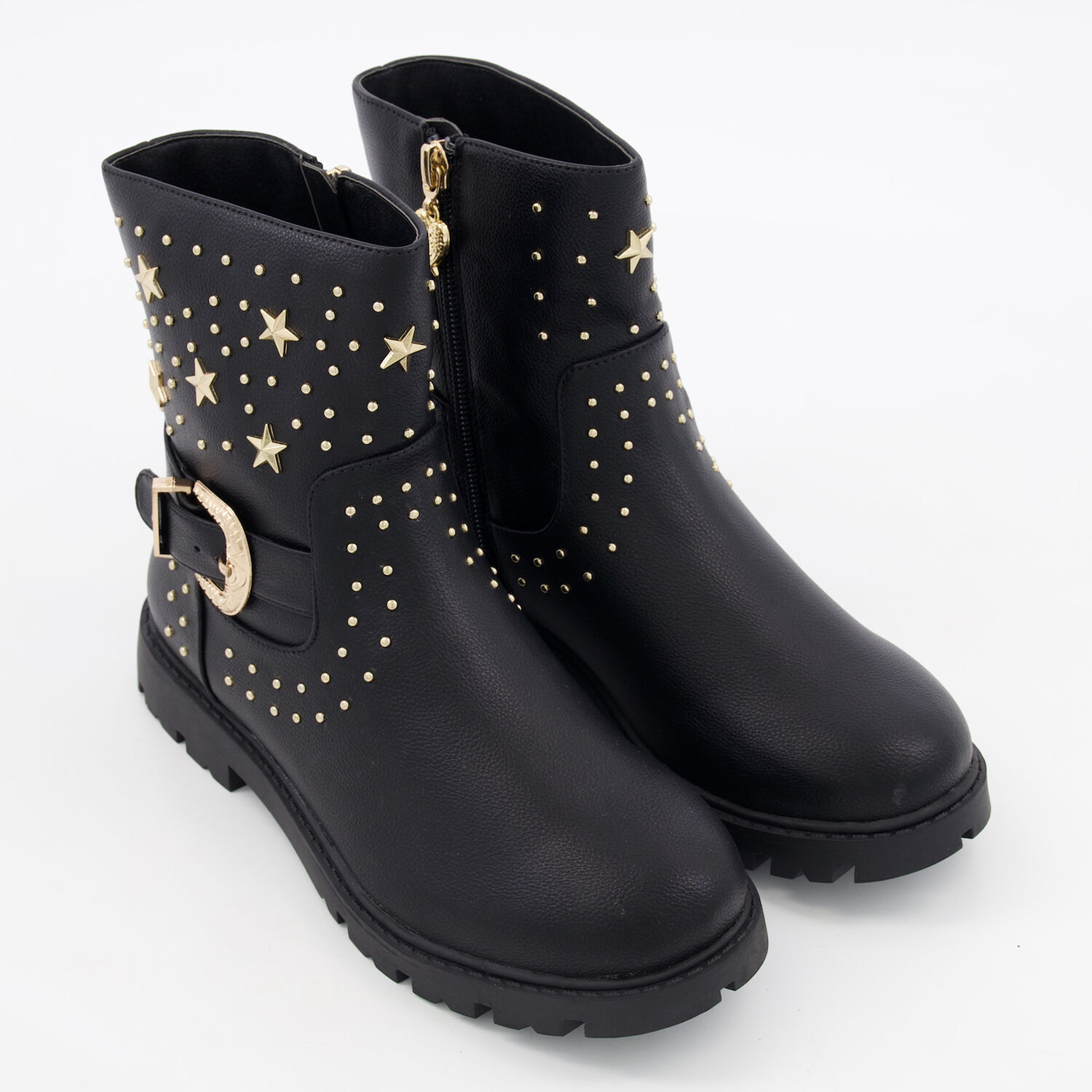 Black Studded Debbie Ankle Boots TK Maxx UK