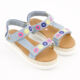 Blue Denim Multi JJColyn Sandals - Image 1 - please select to enlarge image