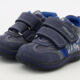 Navy Leather Effect Trainers  - Image 3 - please select to enlarge image